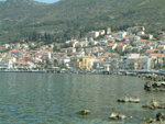 Blick auf Samos Stadt
